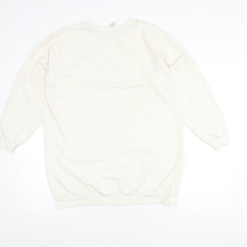 H&M Disney Women Ivory Sweatshirt S Mickey Mouse Steamboat Willie