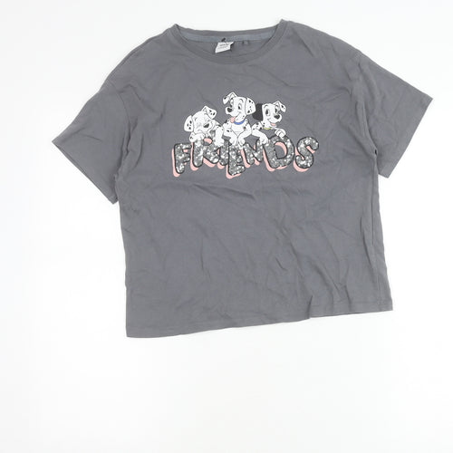 Disney at Next Girls Grey 101 Dalmatians Graphic T-Shirt Age 11 Years