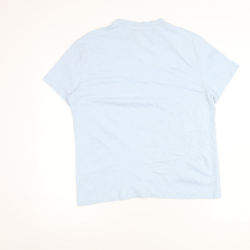 U.S. Polo Assn. Womens Blue XS Regular Cotton Short Sleeve T-Shirt