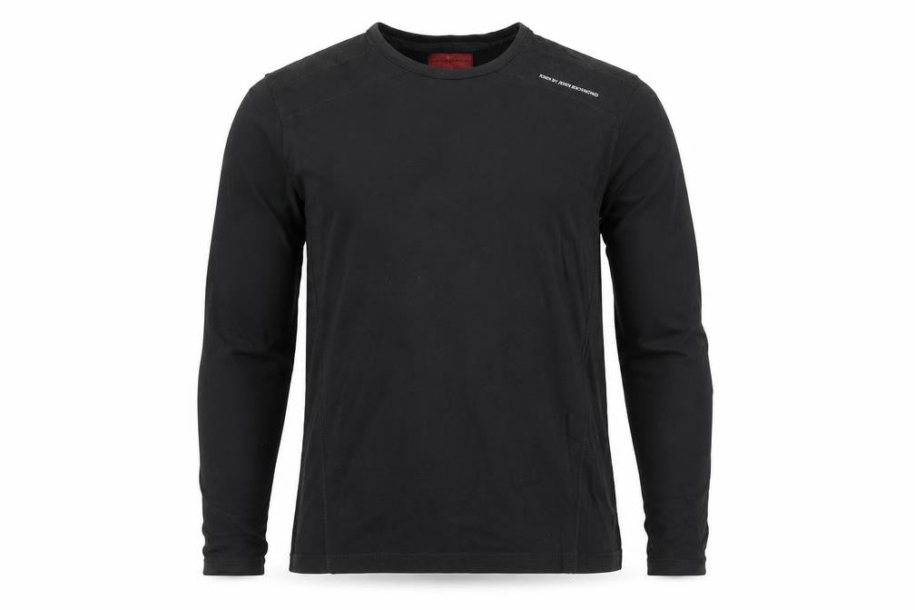 John Richmond Men’s Black Long Sleeve Cotton T-Shirt S