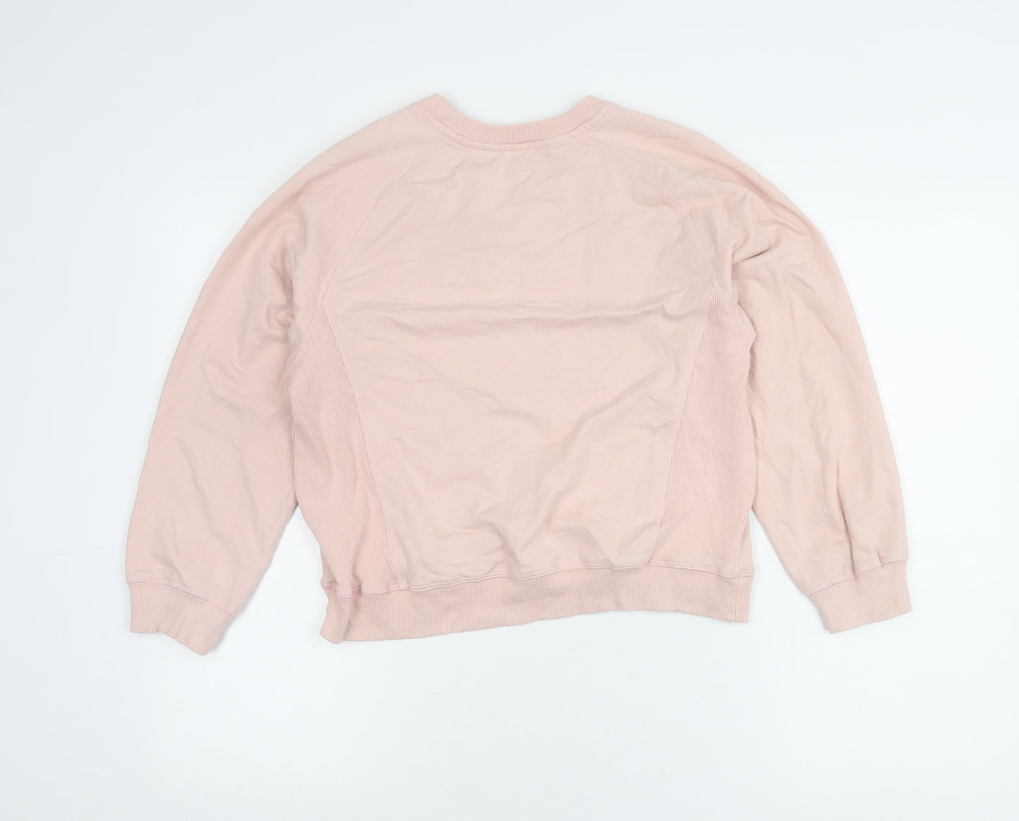 DKNY Jeans Teens Pink Logo Sweatshirt L (12/14) Cotton Blend