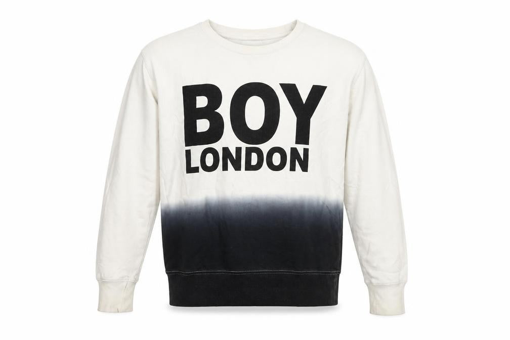 Front view of BOY London Men's Multicoloured Logo Sweatshirt M Pullover