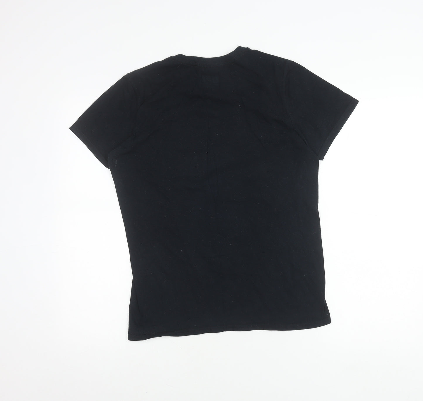 UFC Mens Black Small Graphic Sports T-Shirt Crew Neck Regular Fit