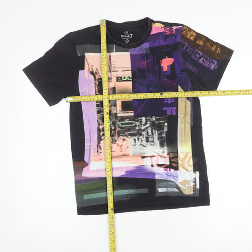 Next Men’s XS Multicoloured Graphic Print City T-Shirt Cotton