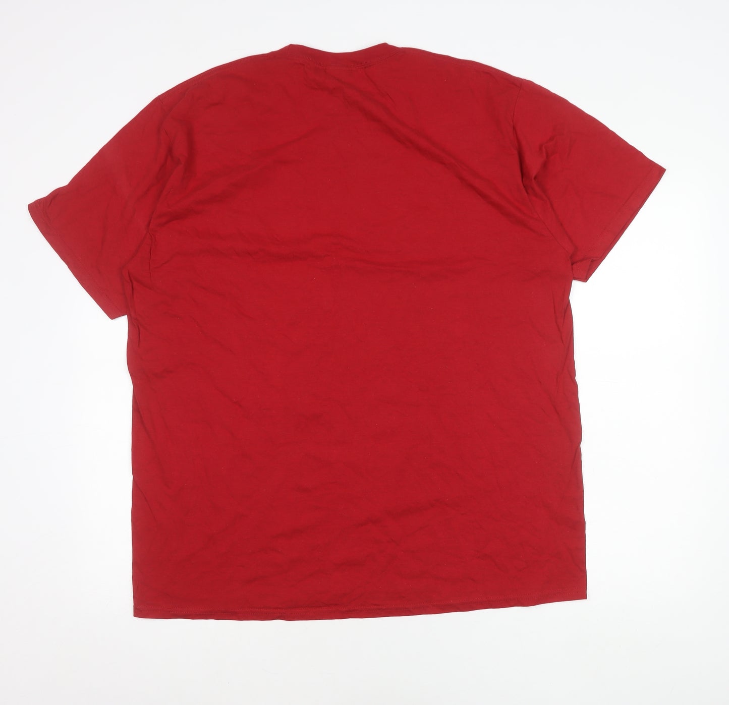 Port & Company Men's XL Red Funny Quote Graphic T-Shirt Cotton