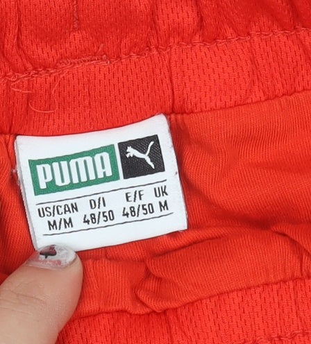 Puma Womens Red Athletic Skort M Elastic Waist Running Gym
