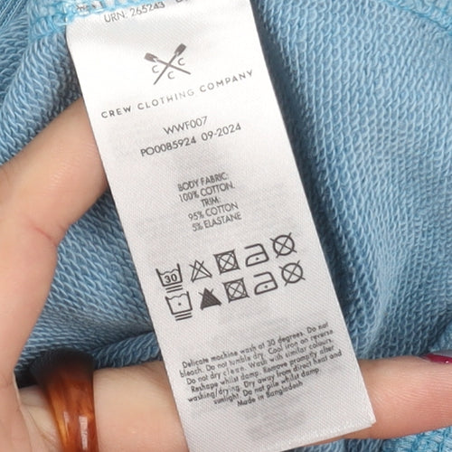 Crew Clothing Company Womens Blue Size 10 Cotton Sweatshirt Pullover