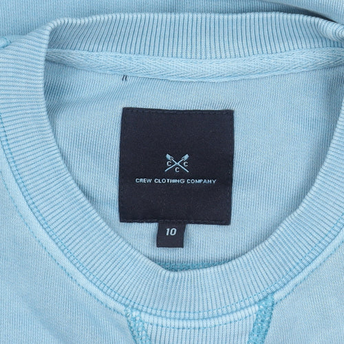 Crew Clothing Company Womens Blue Size 10 Cotton Sweatshirt Pullover