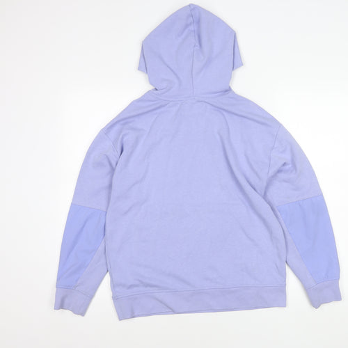 Zara Teens Purple Pullover Hoodie Size 14 Regular Fit Logo