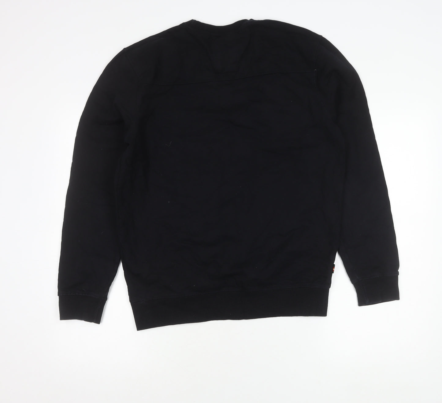 Luke Sport Men's Black Sweatshirt L Pullover Crew Neck Cotton