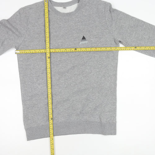 Continental Men’s Grey M Pullover Sweatshirt Logo Crew Neck