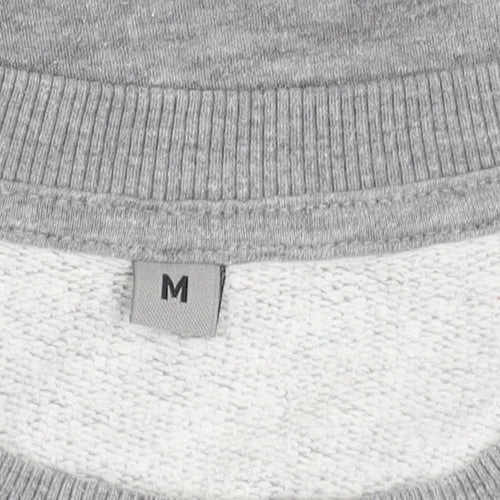 Continental Men’s Grey M Pullover Sweatshirt Logo Crew Neck