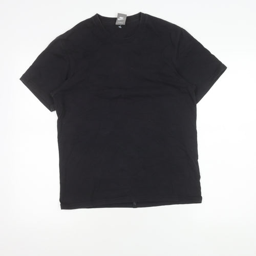 Nike Men’s Black Graphic Print T-Shirt Size S Crew Neck Cotton
