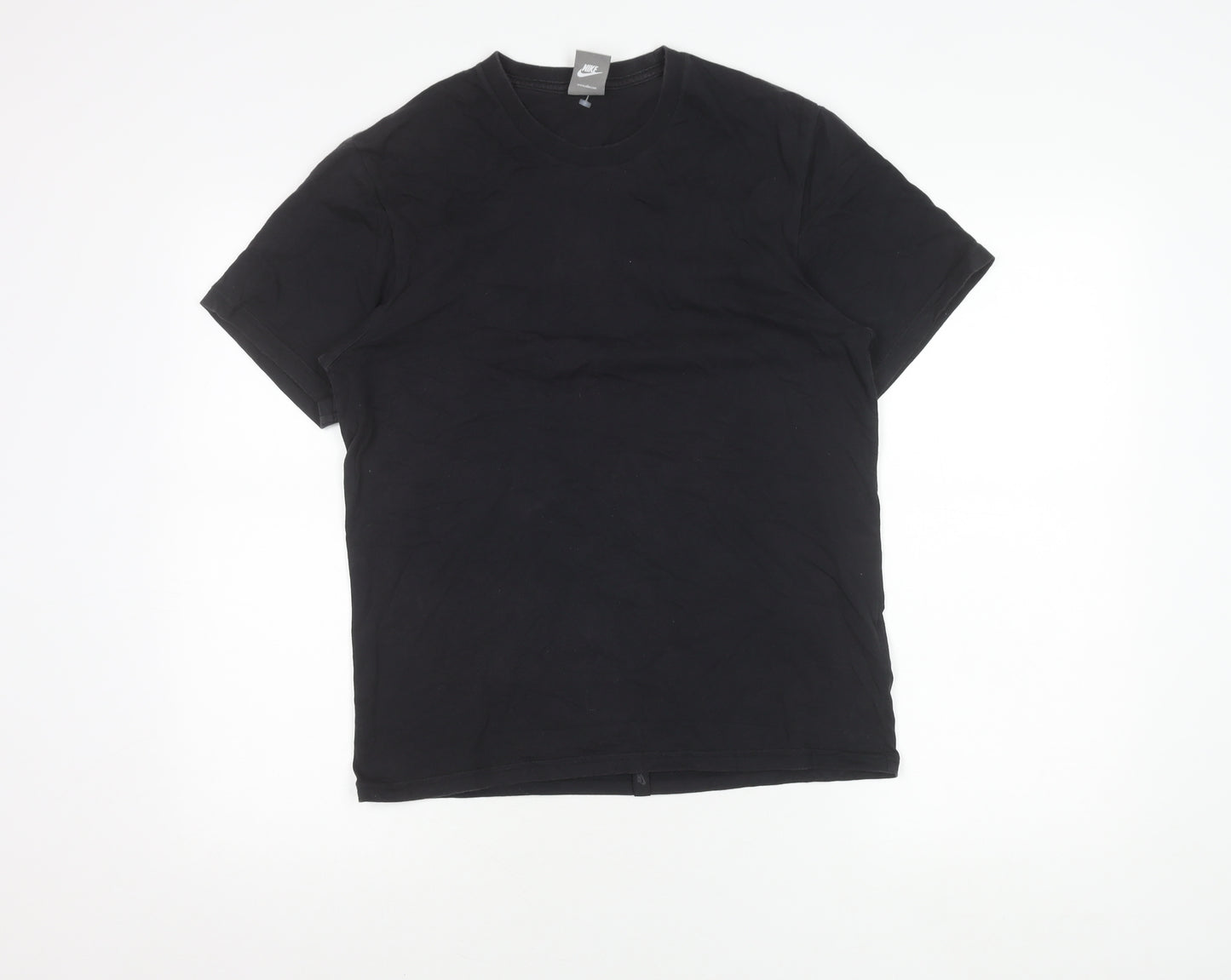 Nike Men’s Black Graphic Print T-Shirt Size S Crew Neck Cotton