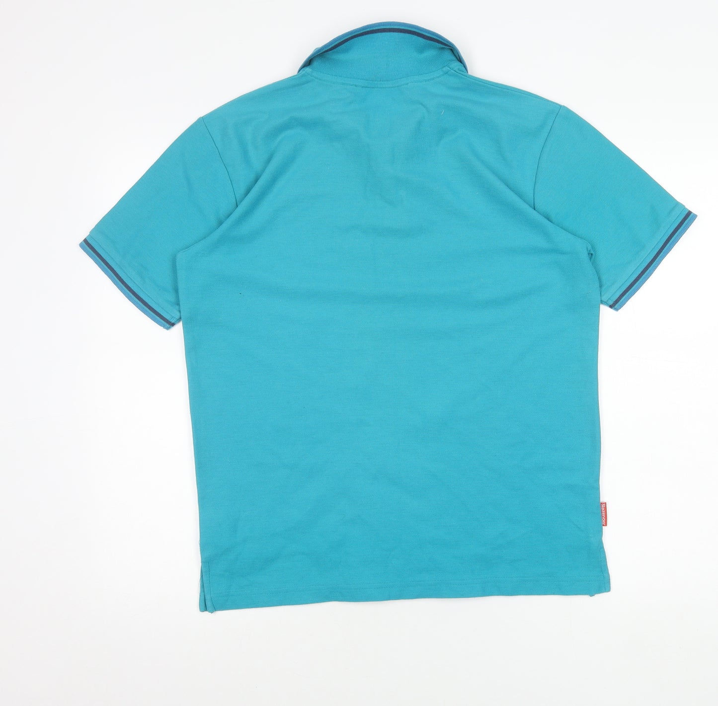 Slazenger Men’s Blue Polo Shirt M Regular Fit Casual Sportswear