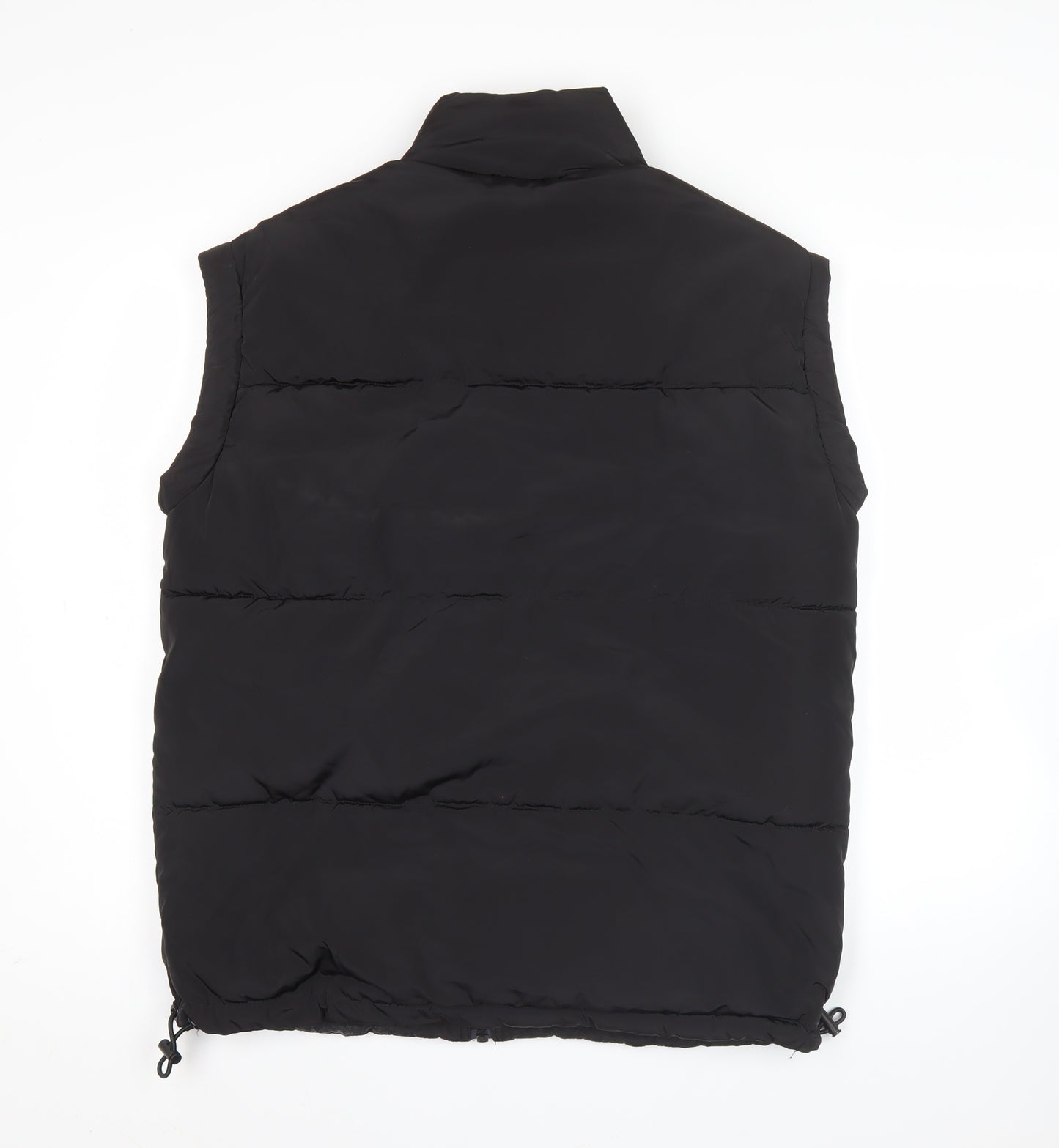 H&M Men’s Black XS Puffer Waistcoat Lightweight Insulated