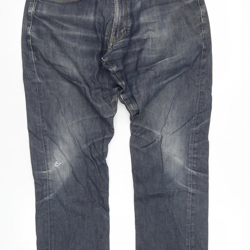 Marks and Spencer Autograph Men’s Blue 32W 31L Slim Straight Jeans