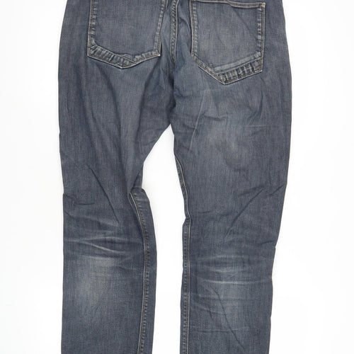 Marks and Spencer Autograph Men’s Blue 32W 31L Slim Straight Jeans