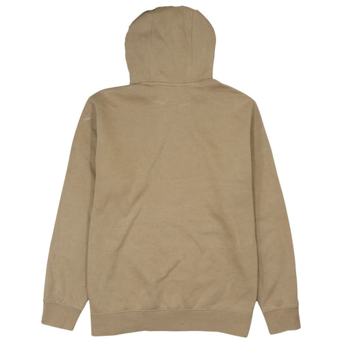 Nike Men's Brown Pullover Hoodie L Logo Sportswear Cotton Blend