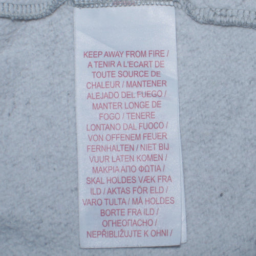 Nike Teens Grey XL Pullover Hoodie Logo Sportswear Fleece