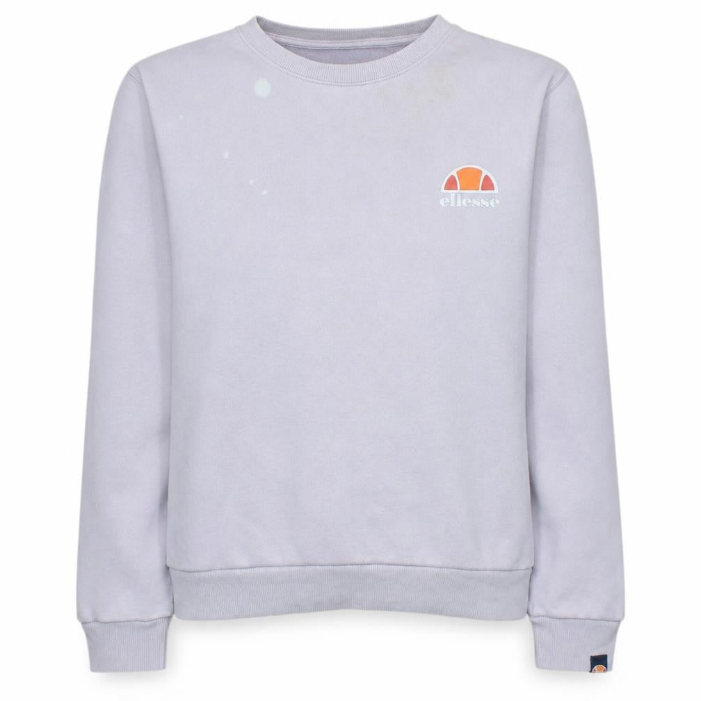 Ellesse Women's Purple Sweatshirt UK 10 Crew Neck Pullover Logo Sportswear