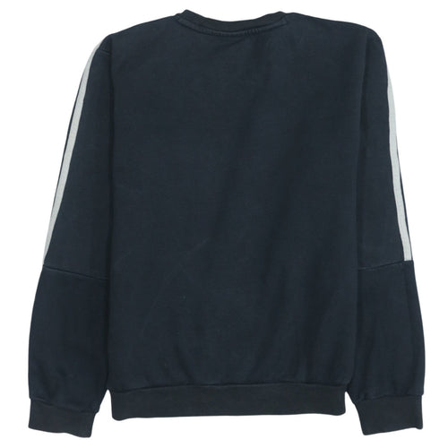 adidas Men’s Black Small Sweatshirt Long Sleeve Pullover Sports Logo