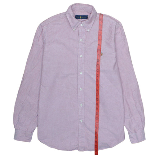Ralph Lauren Men’s Pink Oxford Shirt Size M Long Sleeve Button Down