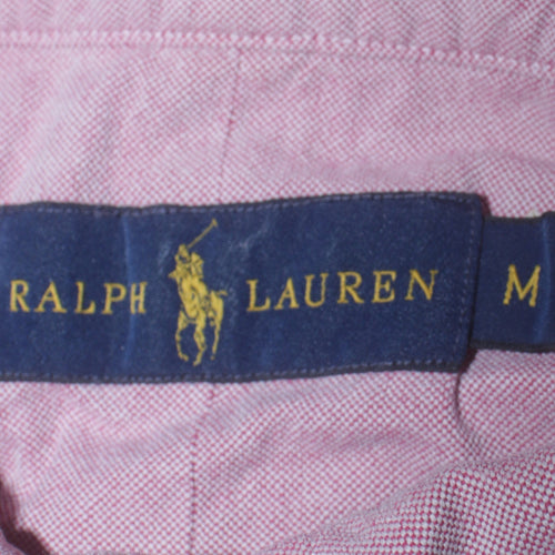 Ralph Lauren Men’s Pink Oxford Shirt Size M Long Sleeve Button Down