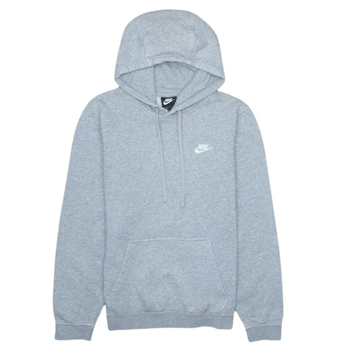 Nike Men's Grey Pullover Hoodie Small Regular Fit Sportswear