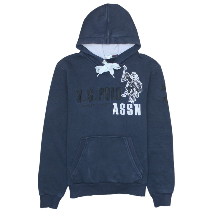 U.S. Polo Assn. Men's Blue Pullover Hoodie Size M Embroidered Logo