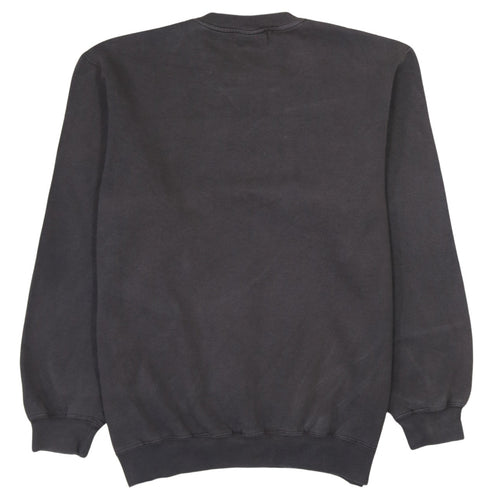 Adidas Mens Black L Sweatshirt Pullover Crew Neck Long Sleeve Sportswear