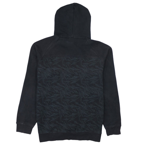 Reebok Men’s Black Pullover Hoodie Size M Logo Sportswear Jumper