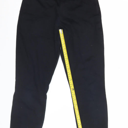 H&M Womens Black Size 10 Slim Fit Tapered Work Trousers