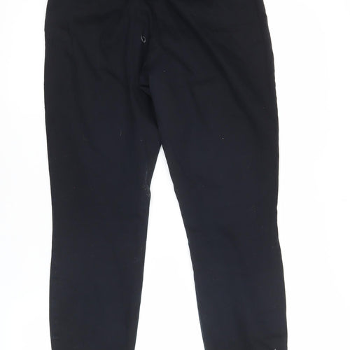 H&M Womens Black Size 10 Slim Fit Tapered Work Trousers