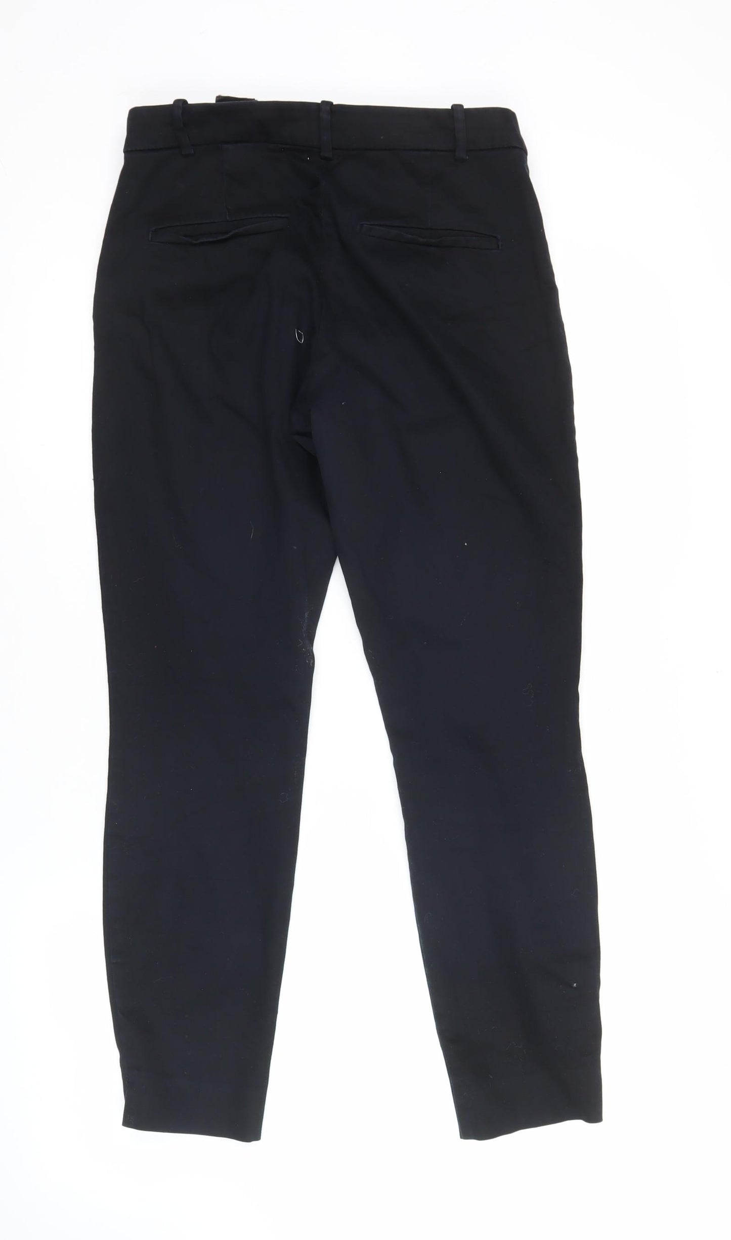 H&M Womens Black Size 10 Slim Fit Tapered Work Trousers
