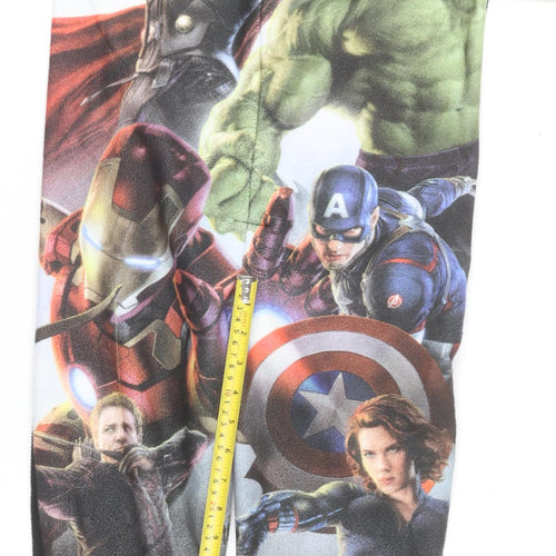 Marvel Avengers Boys Multicoloured Fleece One Piece Pyjamas 7-8 Years
