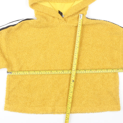 915 Generation Girls Yellow Pullover Hoodie Age 12-13 Years Fleece Lined