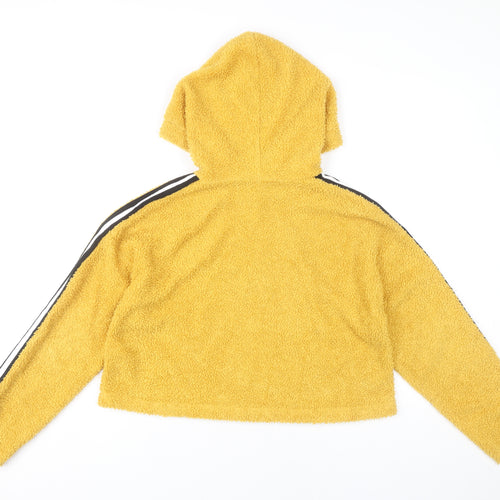 915 Generation Girls Yellow Pullover Hoodie Age 12-13 Years Fleece Lined