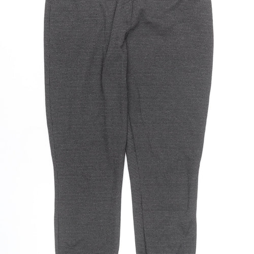 Papaya Womens Grey Geometric Stretch Leggings Size 8