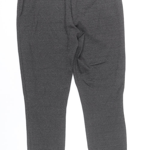 Papaya Womens Grey Geometric Stretch Leggings Size 8