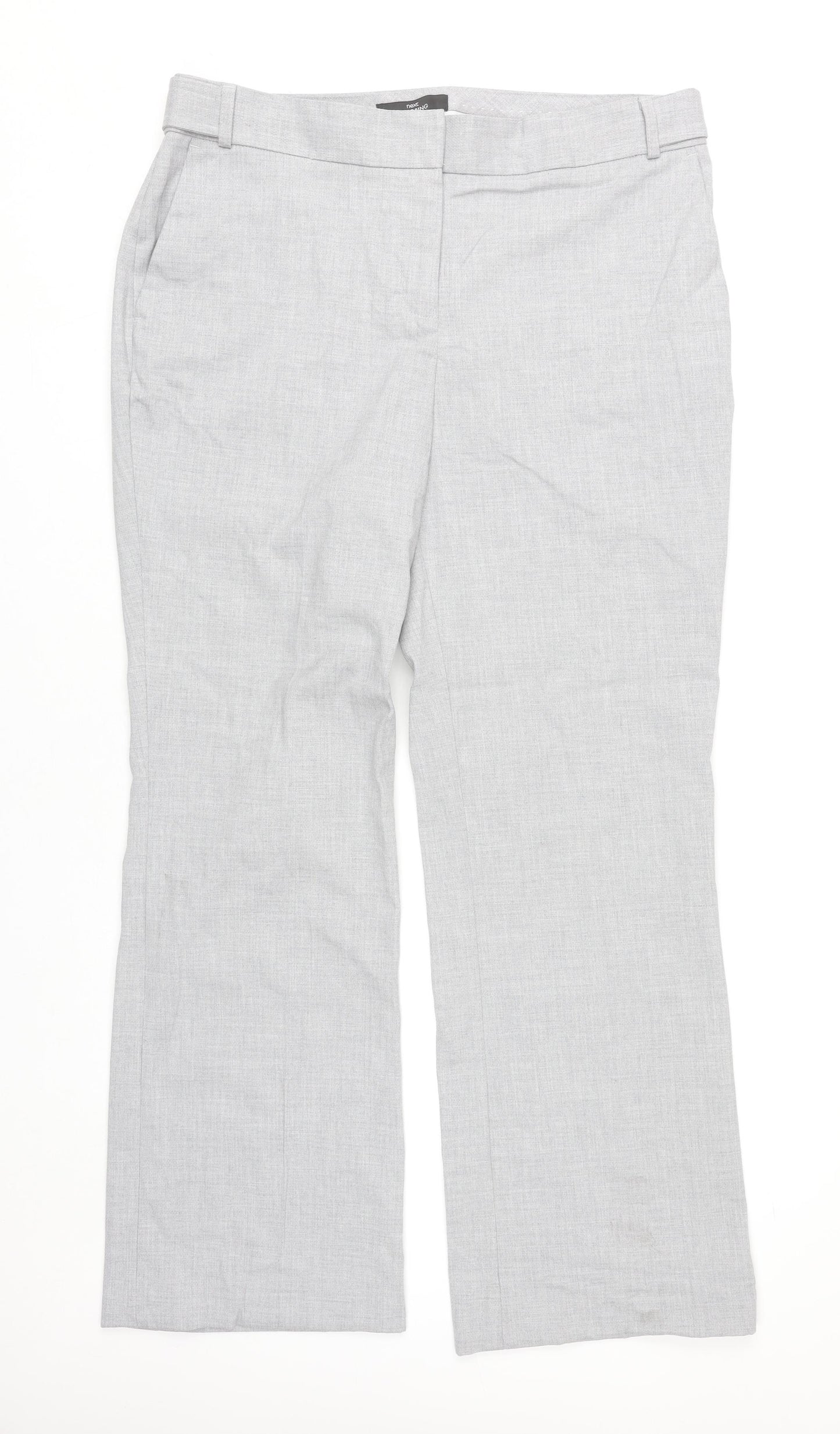 Next Women’s Grey Size 14 Regular Straight Leg Dress Pants