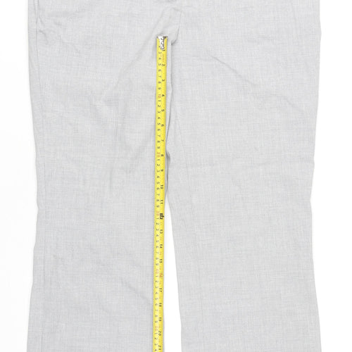Next Women’s Grey Size 14 Regular Straight Leg Dress Pants