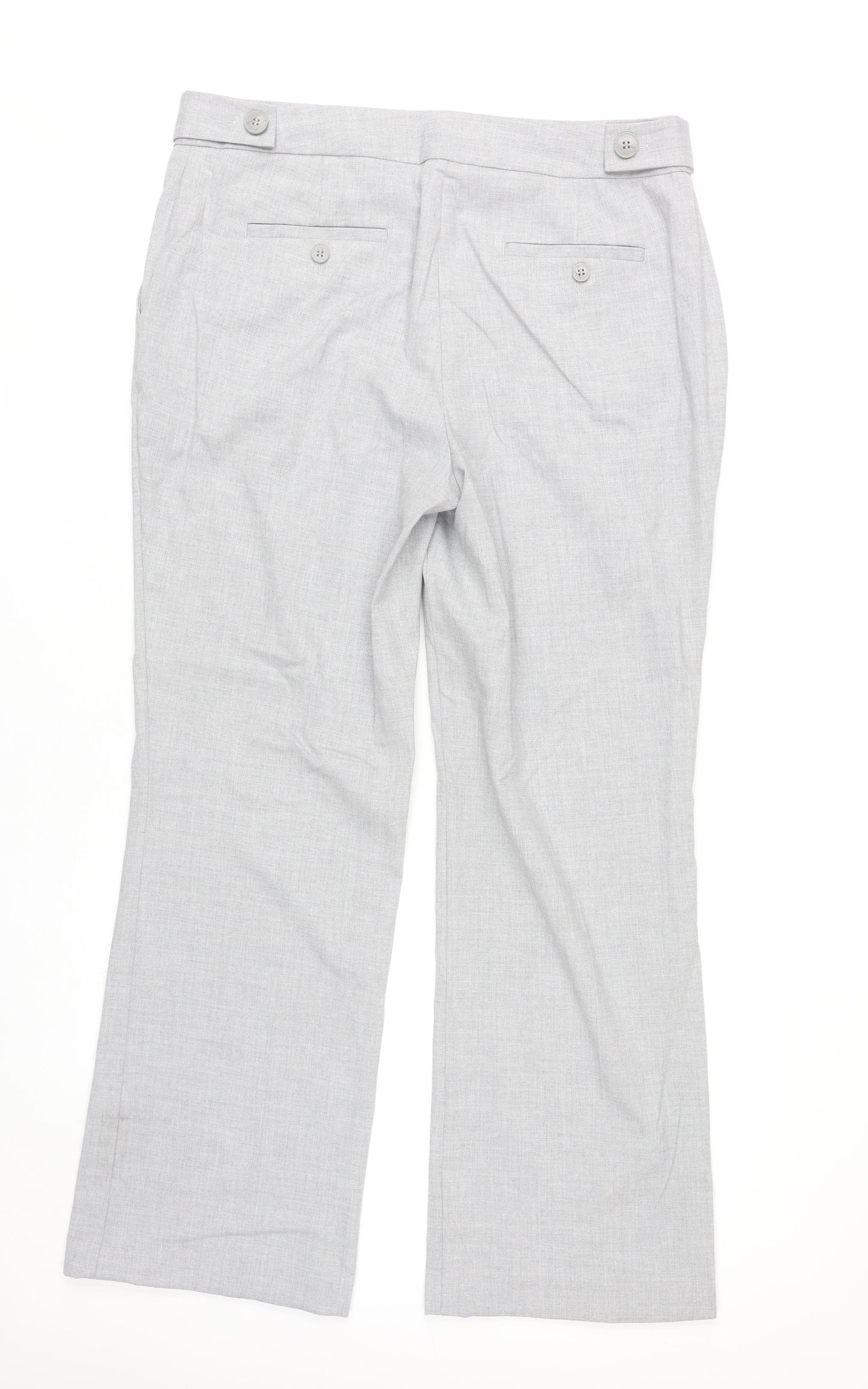 Next Women’s Grey Size 14 Regular Straight Leg Dress Pants