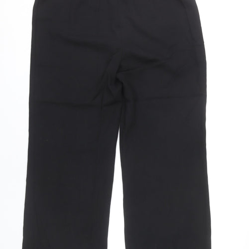 CC Women’s Black Wide-Leg Stretch Trousers Size 14