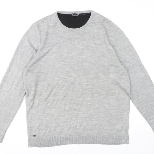 Kensington Eastside Men’s Grey XL Crew Neck Pullover Jumper