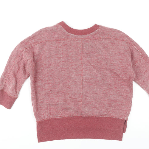 Zara Trafaluc Womens Red Sweatshirt Small Casual Pullover