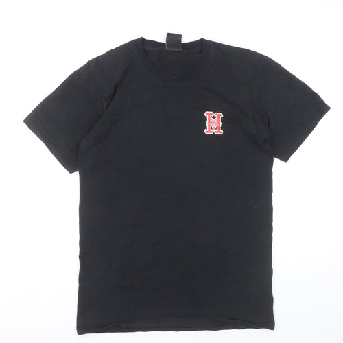 HUF Thrasher Men's Black Small Graphic Skate T-Shirt