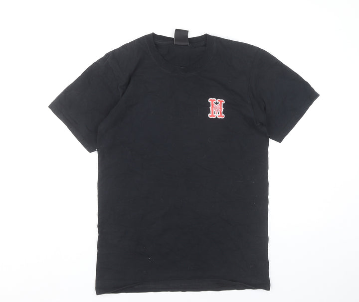 HUF Thrasher Men's Black Small Graphic Skate T-Shirt