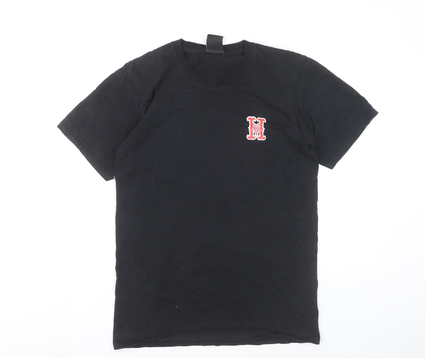 HUF Thrasher Men's Black Small Graphic Skate T-Shirt