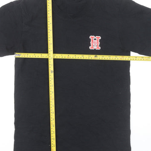 HUF Thrasher Men's Black Small Graphic Skate T-Shirt
